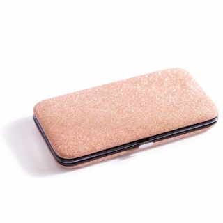 Magnetic case for tweezers, rose gold